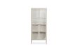 Picture of STARK Steel Frame 180x80cm 2-Arched Door Accent Glass Display Cabinet (Cream)