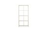 Picture of STARK 180x80cm Glass Display Cabinet (Cream)