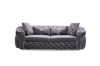 Picture of (FLOOR MODEL CLEARANCE) PIEDMONT 3-Seater Chesterfield Velvet Sofa Range (Grey)