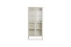 Picture of STARK Steel Frame 180x80cm 2-Door Glass Display Cabinet (Cream)
