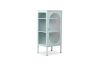 Picture of STARK Steel Frame 100x45cm 1-Arched Door Glass Display Cabinet (Mint)