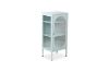 Picture of STARK Steel Frame 100x45cm 1-Arched Door Glass Display Cabinet (Mint)