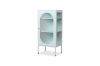 Picture of STARK Steel Frame 100x45cm 1-Arched Door Glass Display Cabinet (Mint)