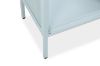 Picture of STARK Steel Frame 100x45cm 1-Arched Door Glass Display Cabinet (Mint)