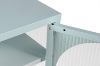 Picture of STARK Steel Frame 100x45cm 1-Arched Door Glass Display Cabinet (Mint)