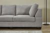 Picture of LIBERTY Sectional Fabric Sofa with Ottoman (Light Grey)