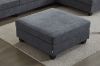 Picture of LIBERTY Sectional Fabric Sofa  (Dark Grey) - Chaise Facing Left with Ottoman