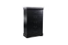 Picture of LOUIS 5-Drawer Hevea Wood Tallboy with LED  Lighting  (Black)
