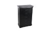 Picture of LOUIS 5-Drawer Hevea Wood Tallboy with LED  Lighting  (Black)