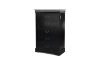 Picture of LOUIS 5-Drawer Hevea Wood Tallboy with LED  Lighting  (Black)