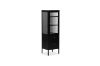 Picture of STARK 1-Door 2-Drawer Accent Glass Display Cabinet (Black)