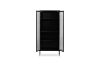 Picture of STARK Steel Frame 180cmx80cm 2-Door Glass Display Cabinet (Black)
