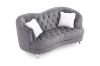 Picture of ALINA 3/2 Seater Velvet Curved Sofa with Pillows (Grey)