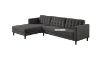 Picture of MELROSE Sectional Sofa with Ottoman (Dark Grey)