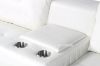 Picture of CASTLEFORD Corner Sofa 100% Genuine Leather (White)