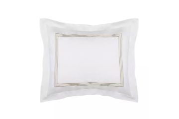 Picture of STREAMLINE 5-Piece 100% Cotton Duvet Cover Set in Queen Size (White)