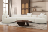 Picture of CLOUD DREAM Fabric Swivel Sectional Sofa With Pillows