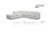 Picture of SKYLAR Feather-Filled Sectional Modular Fabric Sofa (Cream)