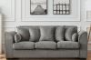 Picture of WILLOW 3 Seater with Ottoman Fabric Sofa (Light Grey)