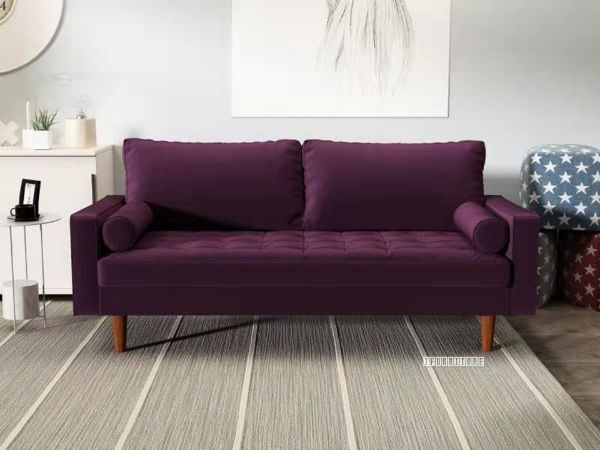 Picture of (FLOOR MODEL CLEARANCE) Faversham 2 Seater Sofa (Purple Velvet)