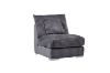 Picture of WINSTON Corduroy Modular Sectional Sofa with Ottoman (Grey)