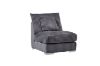 Picture of WINSTON Corduroy Velvet Modular Sectional Sofa with Ottoman (Grey)