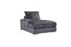 Picture of WINSTON Corduroy Modular Sectional Sofa with Ottoman (Grey)