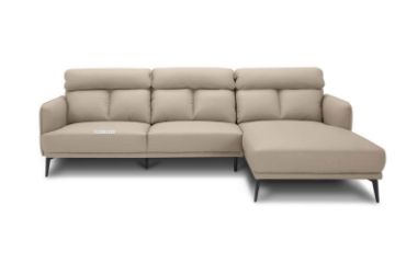 Picture of SIKORA 100% Genuine Leather Sectional Sofa - Chaise Facing Right