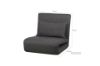 Picture of [FLOOR MODEL CLEARANCE] Fidel Convertible 1 Seat Sofa Bed (Dark Grey)