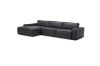 Picture of HAMMOND Sectional Sofa (Charcoal Black) - Chaise Facing Left