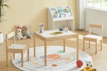 Picture of RITA Kids 3PC Dining and Learning Table Set