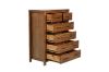 Picture of WOODLAND 6-Drawer Tallboy (Rustic Brown)