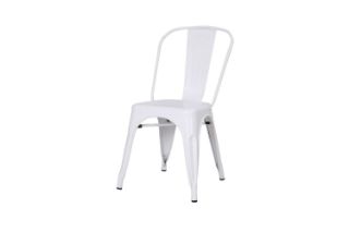 Picture of TOLIX Replica Dining Chair - Matt White