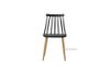 Picture of (FLOOR MODEL CLEARANCE) SKODA Wood Dining Chair (Black)