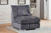 Picture of WINSTON Corduroy Modular Sofa (Grey) - Armless Chair