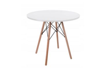 Picture of Eames D80 Round Dining Table (White)