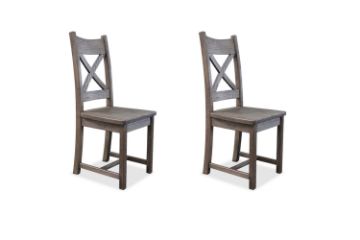 Picture of WESTMINSTER Dining Chair with Timber Seat (Classic Walnut) - 2 Chairs in 1 Carton