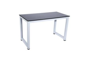 Picture of ROAN 110 Writing Desk (Black Top-White Frame)