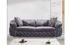 Picture of PIEDMONT 3/2/1 Seater Chesterfield Velvet Sofa Range (Grey)
