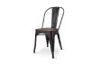 Picture of TOLIX Replica Dining Chair With Solid Pine Wood (Matte Black)