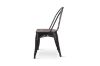 Picture of TOLIX Replica Dining Chair With Solid Pine Wood (Matt Black)