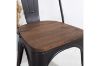 Picture of TOLIX Replica Dining Chair With Solid Pine Wood (Matt Black)