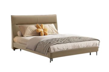 Picture of CASTLE Microfiber Leather Bed Frame in Queen Size