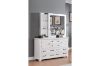 Picture of PURELAND Solid Pine Wood (White) - Dressing Table with Mirror