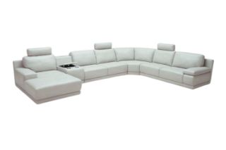 Picture of CASTLEFORD Corner Sofa (100% Genuine Leather) - Chaise Facing Left