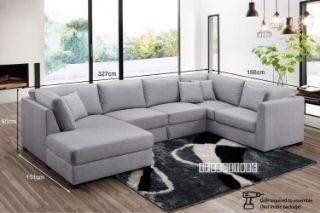 Picture of OAKDALE Sectional Sofa - Chaise Facing Left