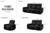 Picture of STORMWIND Genuine Leather Power Reclining Sofa Range (Black)