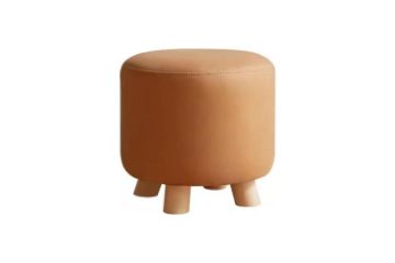 Picture of TOBA Round Ottoman Stool (Brown)