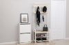 Picture of EUAN 183 Coat Hanger with Shoe Rack (White)