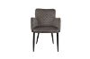 Picture of MILLY Velvet Armchair (Grey)